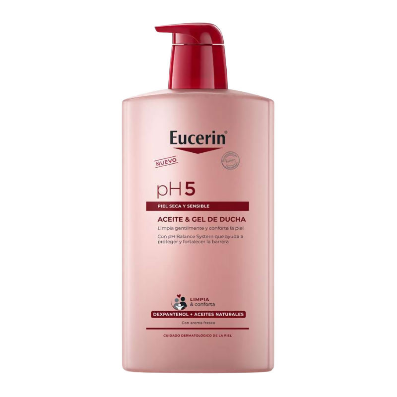 EUCERIN PH5 ACEITE Y GEL DE DUCHA X 1000ML