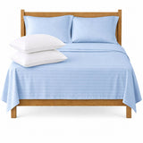 Combo Juego de sábanas + 2 almohadas siliconadas king