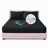 Combo protector colchon sencillo antifluido 100x190cm