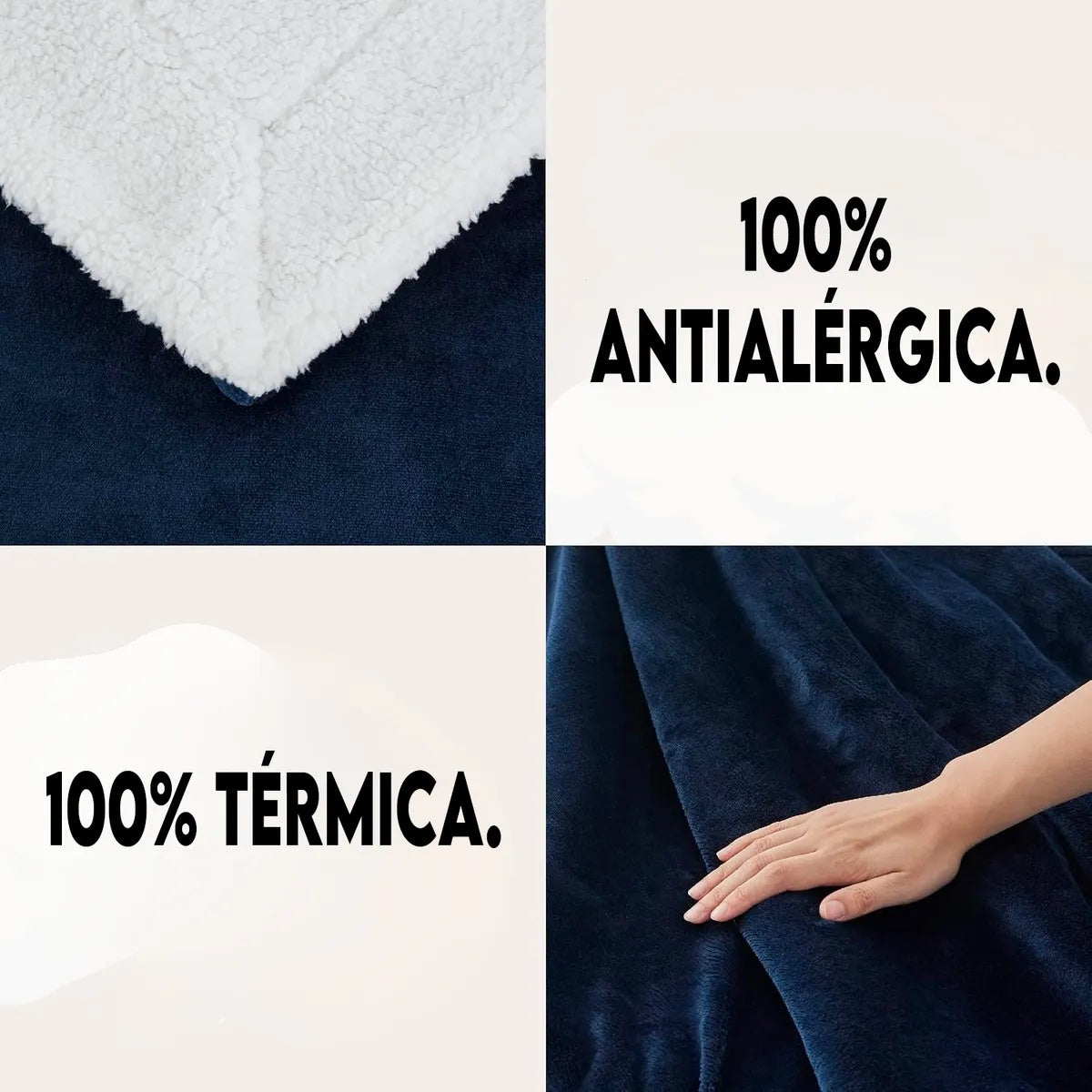 COBIJA TÉRMICA OVEJERA CAMA DOBLE