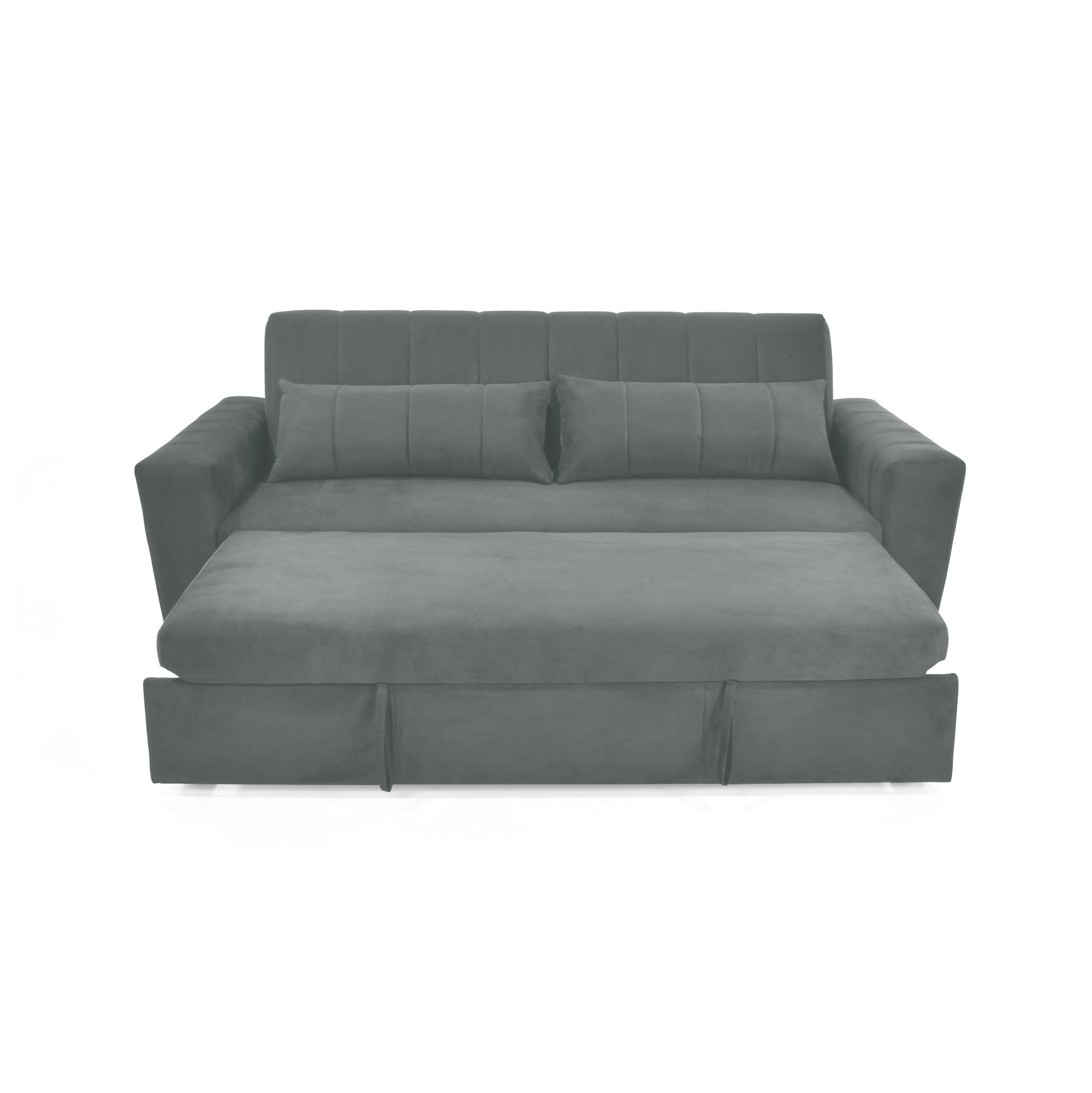 SOFA CAMA RECLINABLE HANNOVER 210X89X85 TELA GRIS