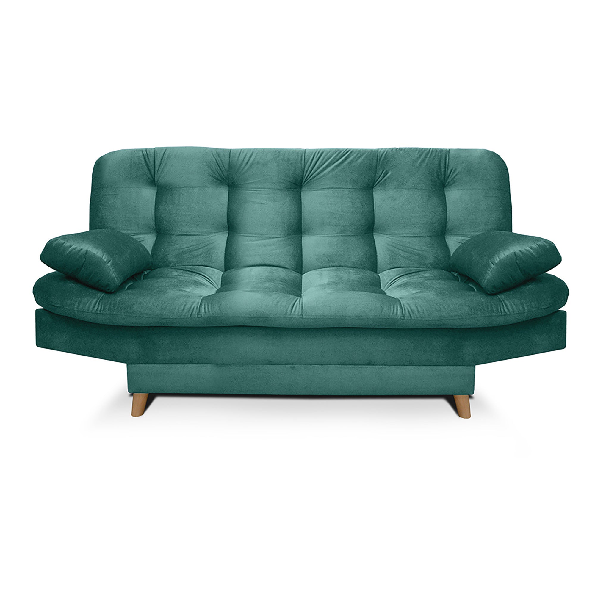 SOFACAMA FENDIK 3 PSC 90X185X120 TELA TURQUESA