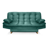 SOFACAMA FENDIK 3 PSC 90X185X120 TELA TURQUESA