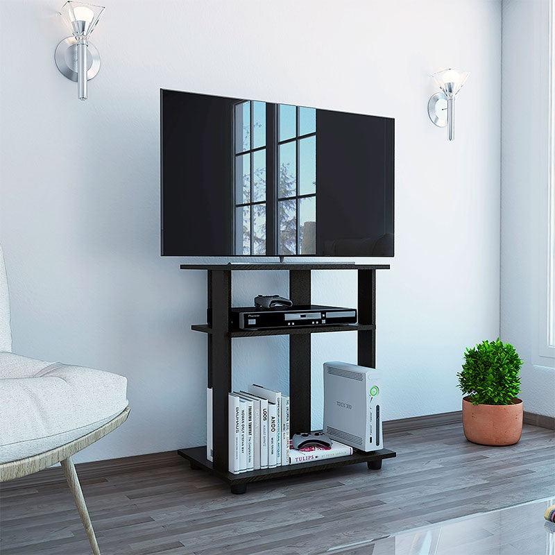 MESA PARA TV  BONAIRE, WENGUE, CON ESPACIO PARA TELEVISOR DE HASTA 22 PULGADAS