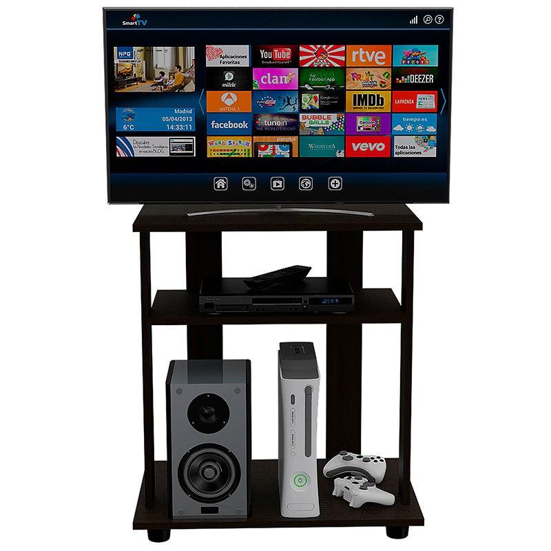 MESA PARA TV  BONAIRE, WENGUE, CON ESPACIO PARA TELEVISOR DE HASTA 22 PULGADAS