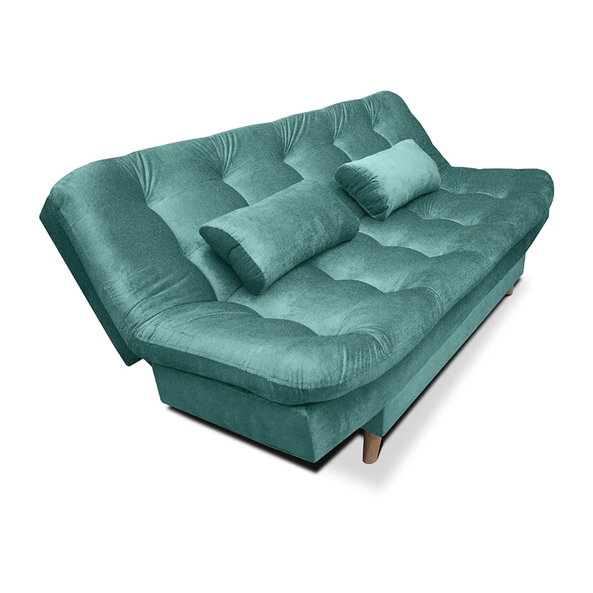 SOFACAMA FENDIK 3 PSC 90X185X120 TELA TURQUESA