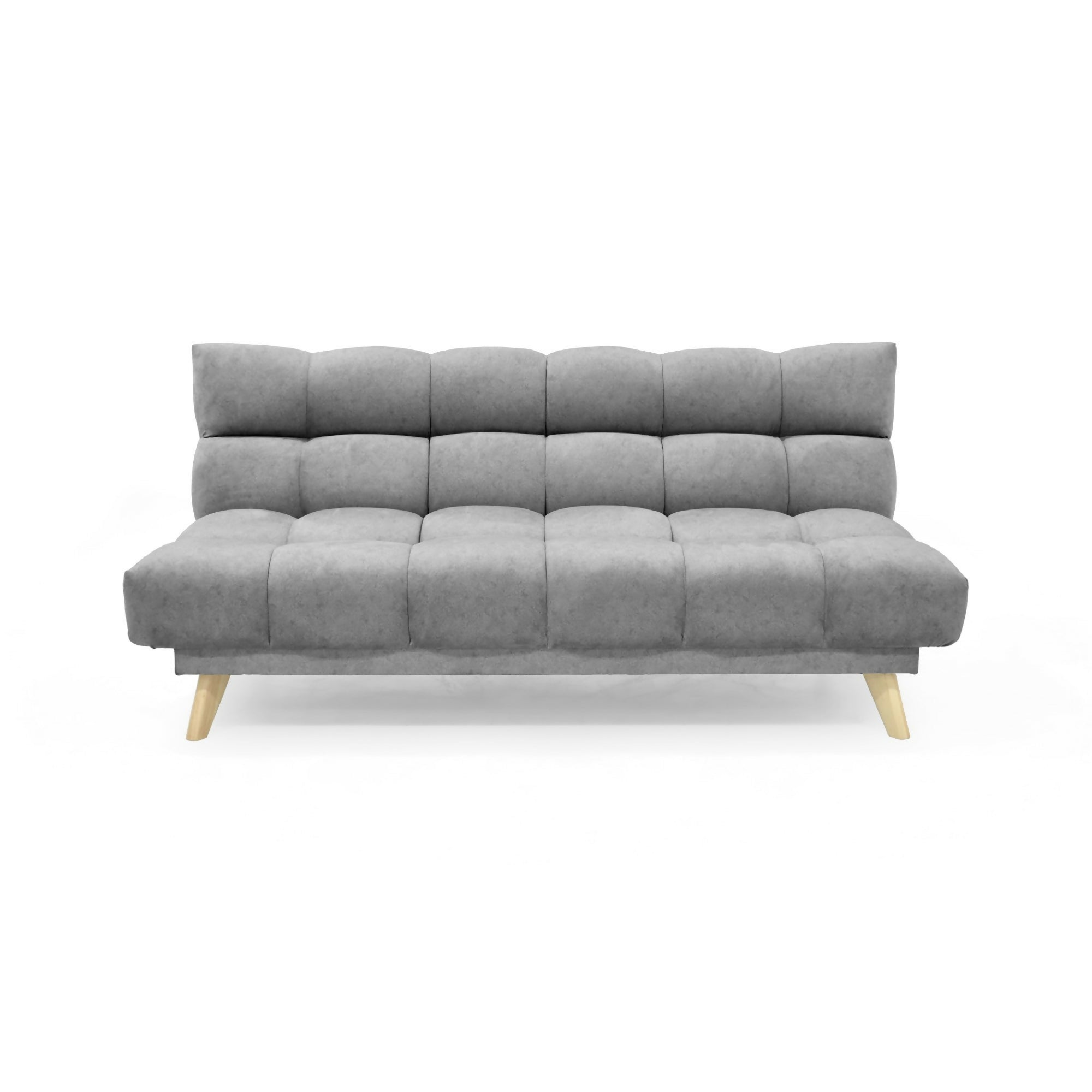 SOFA CAMA NUBO RECLINABLE 178X92X82 TELA GRIS