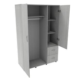 CLOSET MAYO GRIS CLARO 100 X 187 X 50/GRIS CLARO