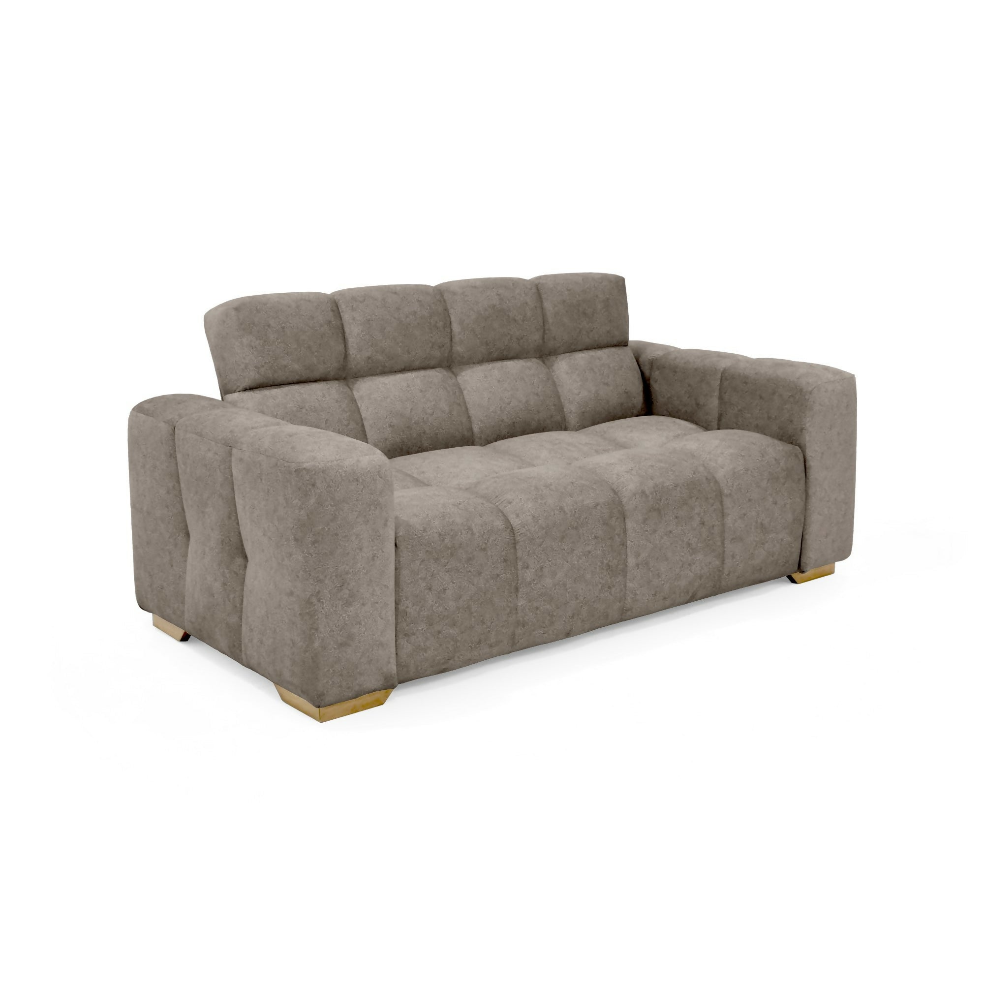 SOFA MIAMI 2 PUESTOS 81X171X88 TELA TAUPE