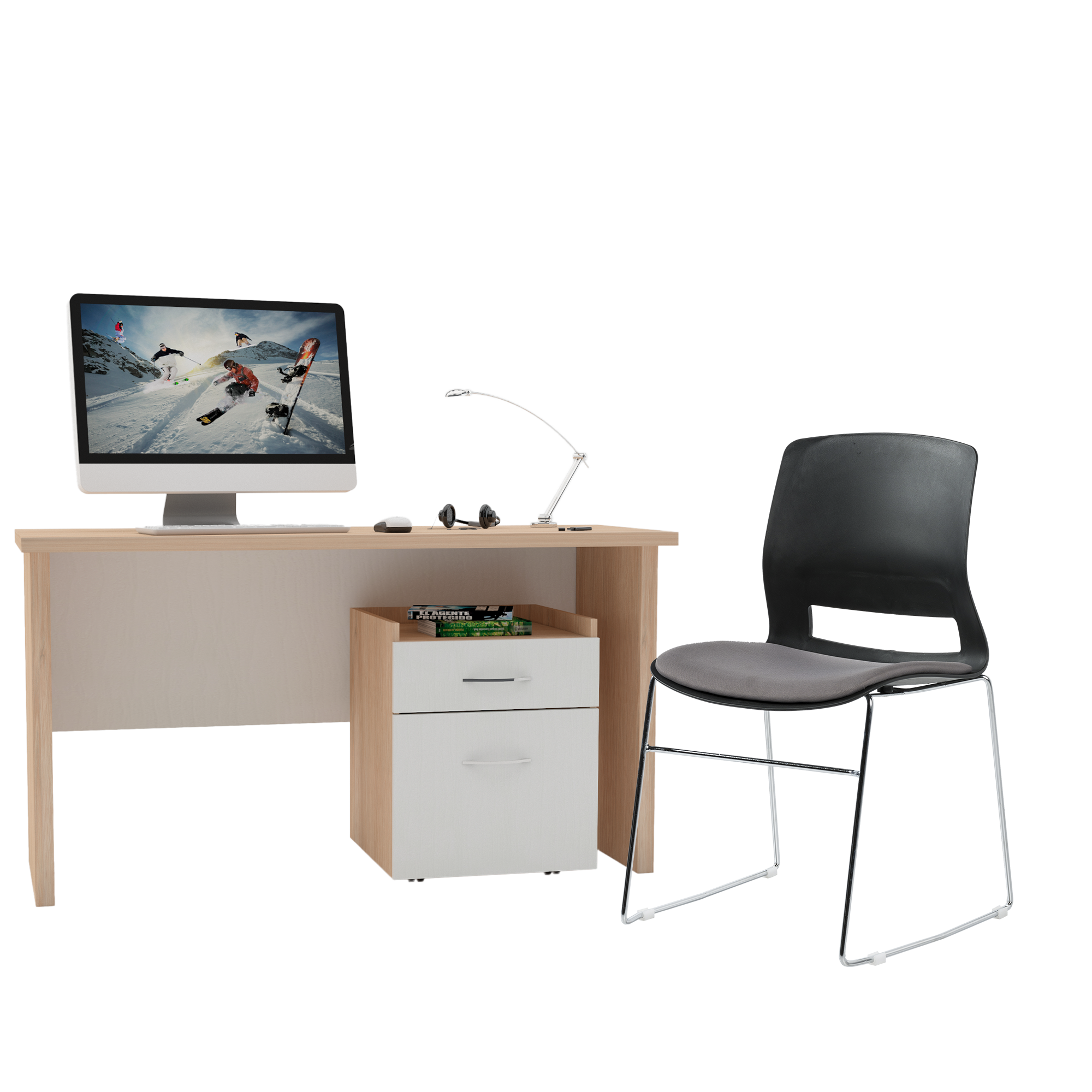 ESCRITORIO JOVEN CAFE 135 X 79 X 48/CAFE