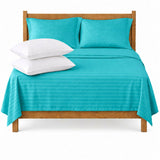 Combo Juego de sábanas + 2 almohadas siliconadas queen