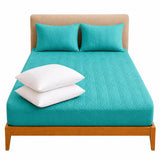 Combo protector colchon + 1 almohada siliconada sencillo