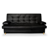 SOFACAMA BALMAIN MULTIF 5PSC 95X60X185 CUER.NGR