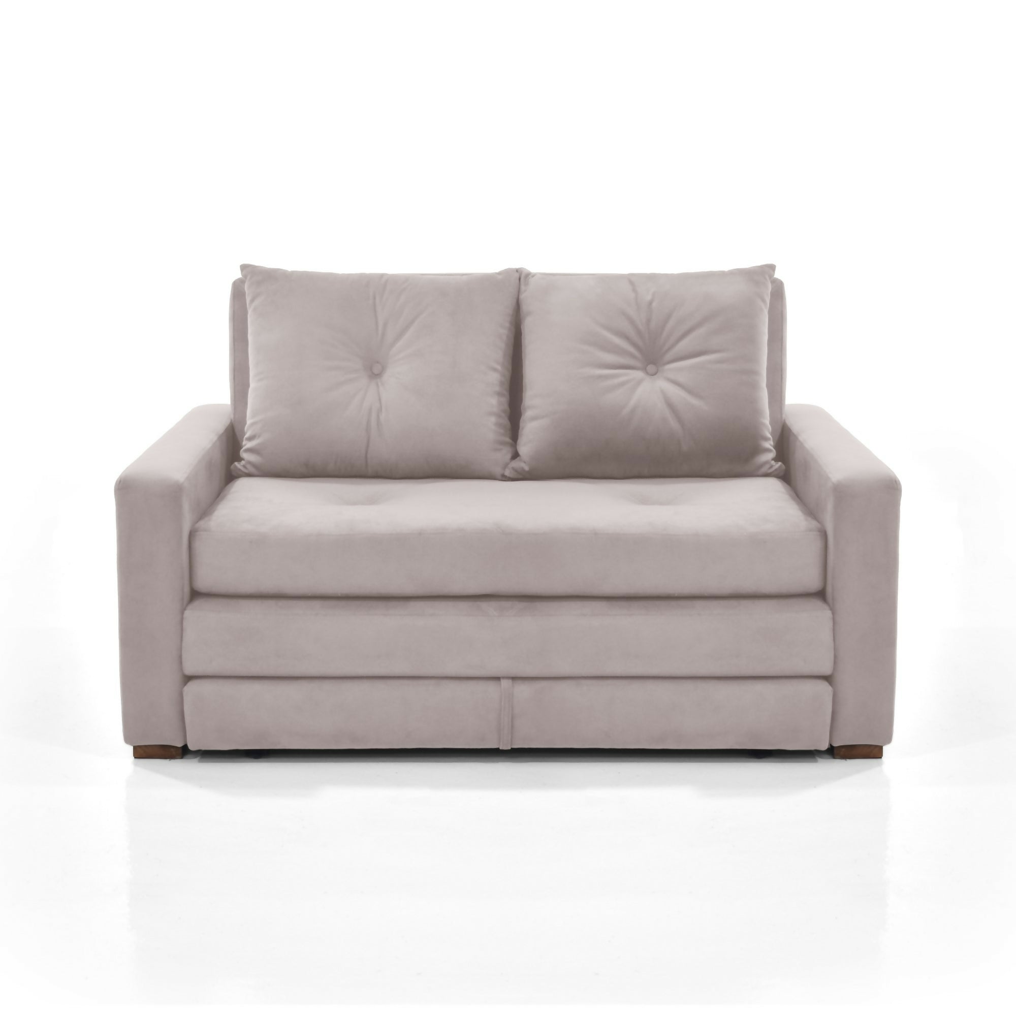 SOFA CAMA RECLINABLE TORINO 147X93X87 TELA TAUPE