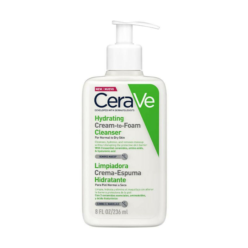 CeraVe Limpiadora Crema-Espuma Hidratante x 236mL