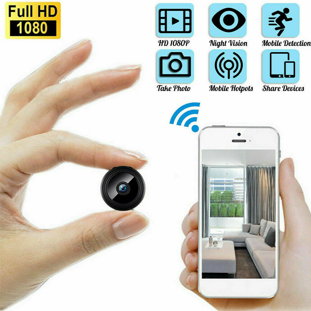 CAMARA MINI ESPÍA IP WIFI MONITOREO EN TIEMPO REAL MICRÓFONO