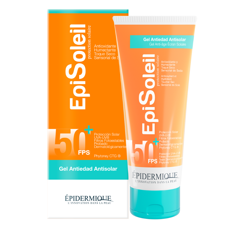 EPISOLEIL GEL ANTIEDAD ANTISOLAR FPS 50+ X 60G