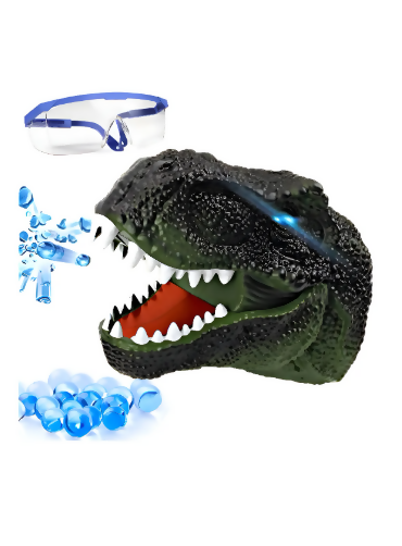 PISTOLA HIDROGEL DINOSAURIO JUGUETE LANZADOR AUTOMÁTICA