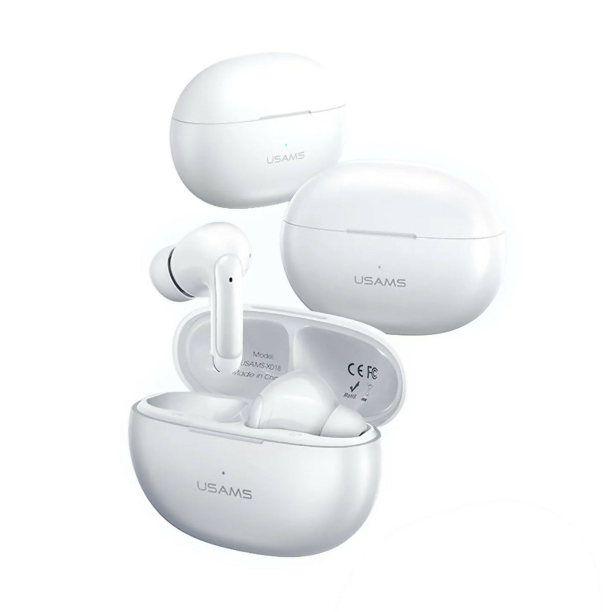 AUDÍFONOS INALÁMBRICOS TOUCH 6H BLANCO (XD18)