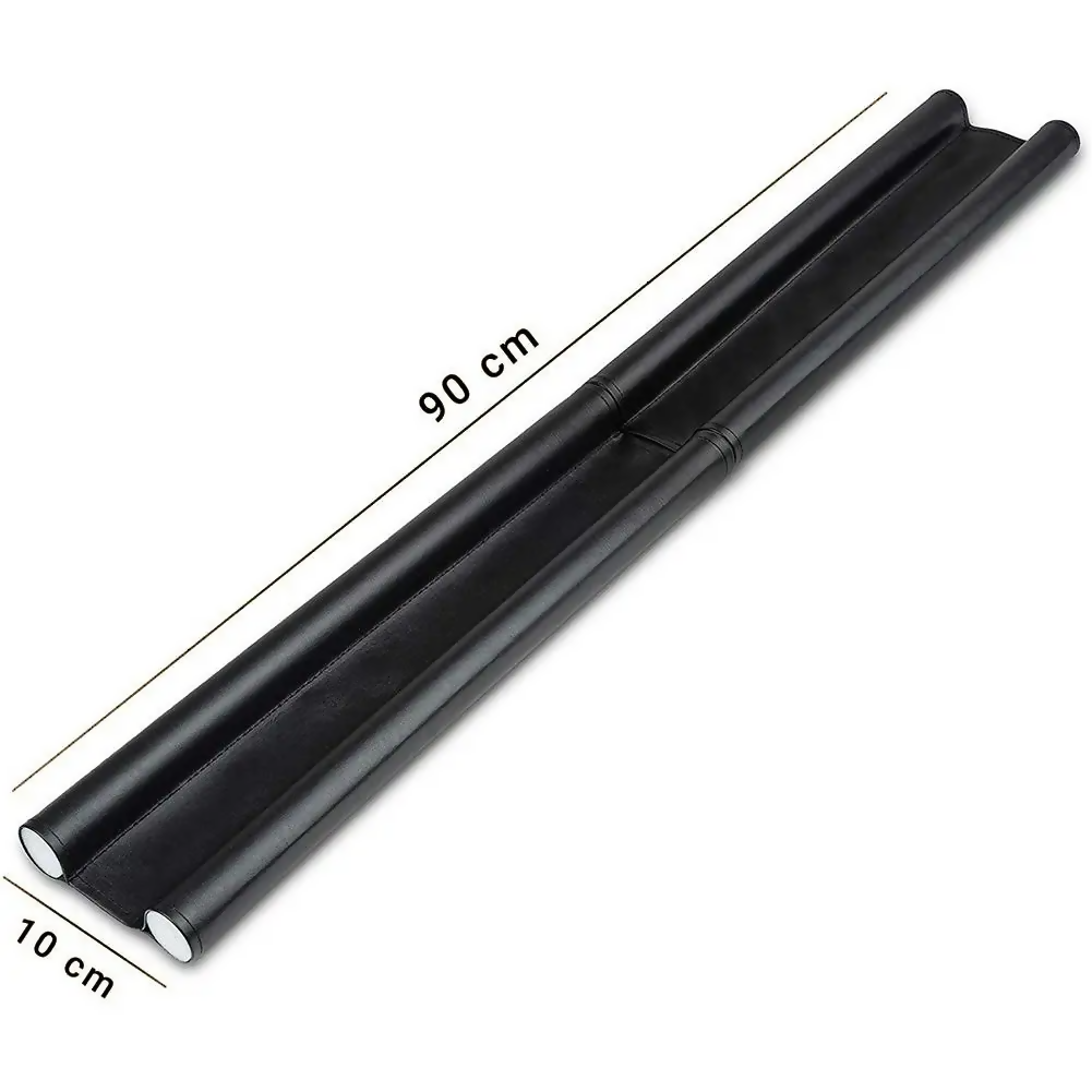 ESPUMA GUARDAPOLVO PARA PUERTA PROTECTOR POLVO INSECTOS FRÍO NEGRO