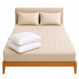 Combo protector colchon + 2 almohadas siliconadas queen